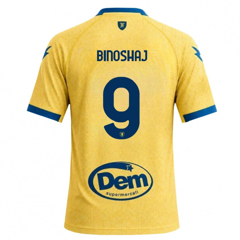DanxenレディースSamuele Binoshaj#9カーキ ブラック ブルーホームシャツ2026/27ジャージーユニフォーム