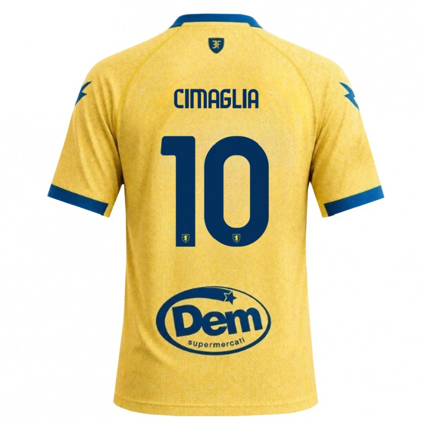 DanxenレディースMarco Cimaglia#10カーキ ブラック ブルーホームシャツ2026/27ジャージーユニフォーム