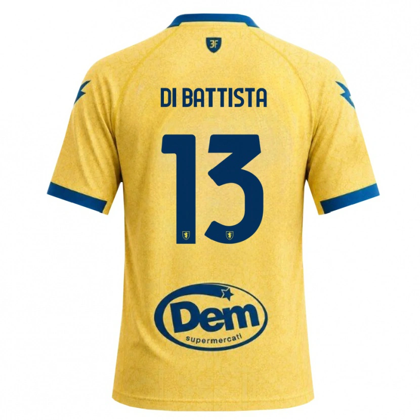 DanxenレディースCristiano Di Battista#13カーキ ブラック ブルーホームシャツ2026/27ジャージーユニフォーム