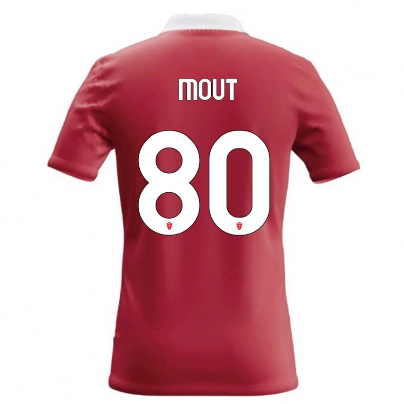 DanxenレディースMathis Mout#80赤 白ホームシャツ2026/27ジャージーユニフォーム