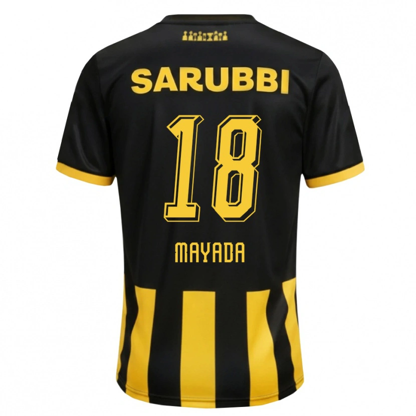 Danxenレディースカミーロ・マジャダ#18黒 黄色ホームシャツ2026/27ジャージーユニフォーム