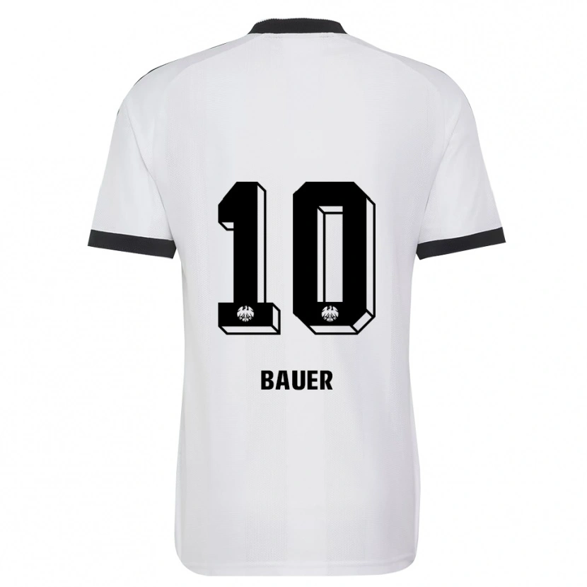 DanxenレディースJonas Bauer#10ブラック ホワイトアウェイシャツ2026/27ジャージーユニフォーム