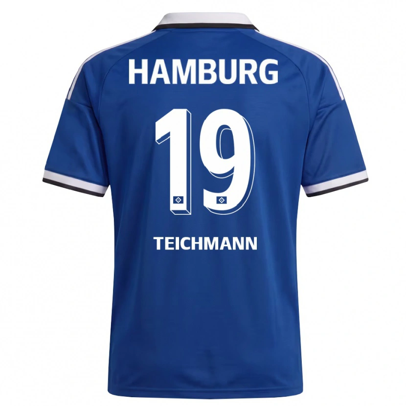 DanxenレディースMats Teichmann#19ホワイト ブルーアウェイシャツ2026/27ジャージーユニフォーム