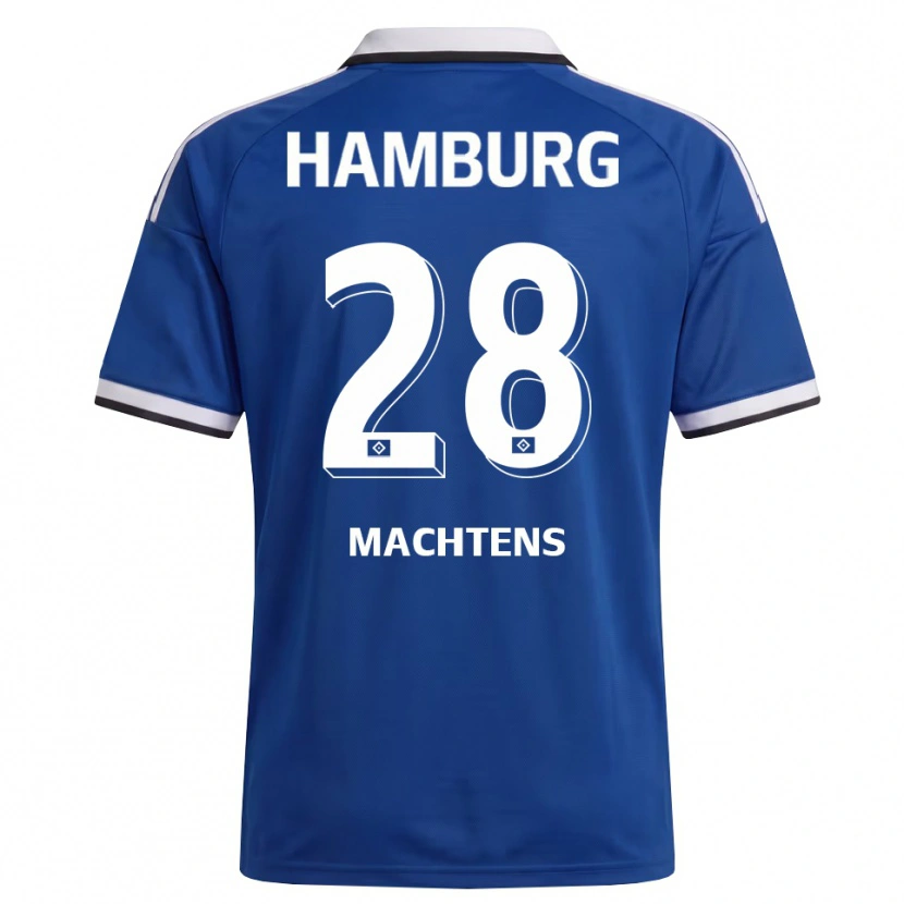 DanxenレディースPauline Machtens#28ホワイト ブルーアウェイシャツ2026/27ジャージーユニフォーム