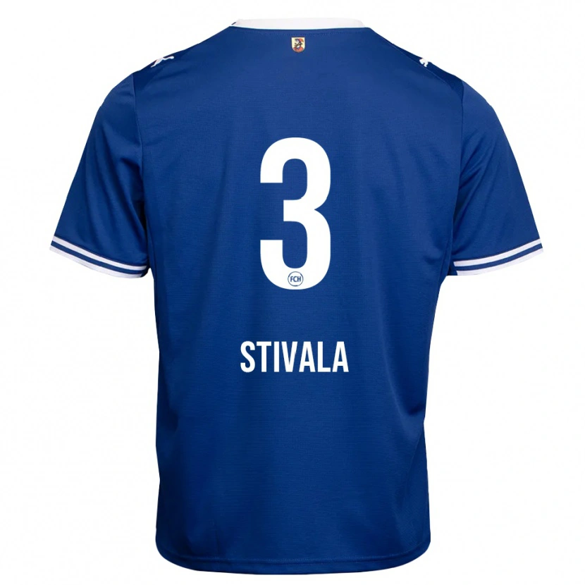 DanxenレディースGabriel Stivala#3ロイヤルブルー ホワイトアウェイシャツ2026/27ジャージーユニフォーム