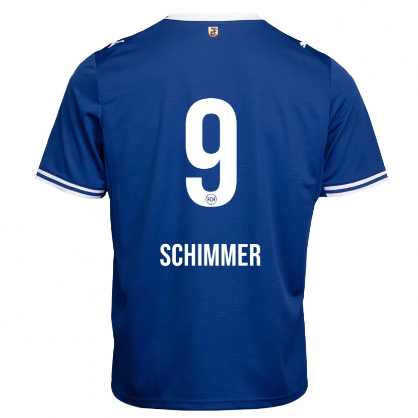 DanxenレディースStefan Schimmer#9ロイヤルブルー ホワイトアウェイシャツ2026/27ジャージーユニフォーム
