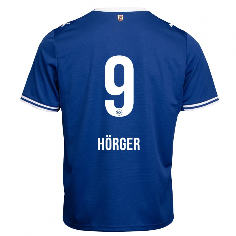 DanxenレディースVerena Hörger#9ロイヤルブルー ホワイトアウェイシャツ2026/27ジャージーユニフォーム