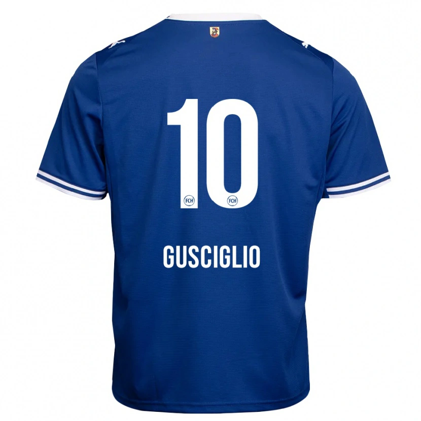 DanxenレディースAlessio Gusciglio#10ロイヤルブルー ホワイトアウェイシャツ2026/27ジャージーユニフォーム