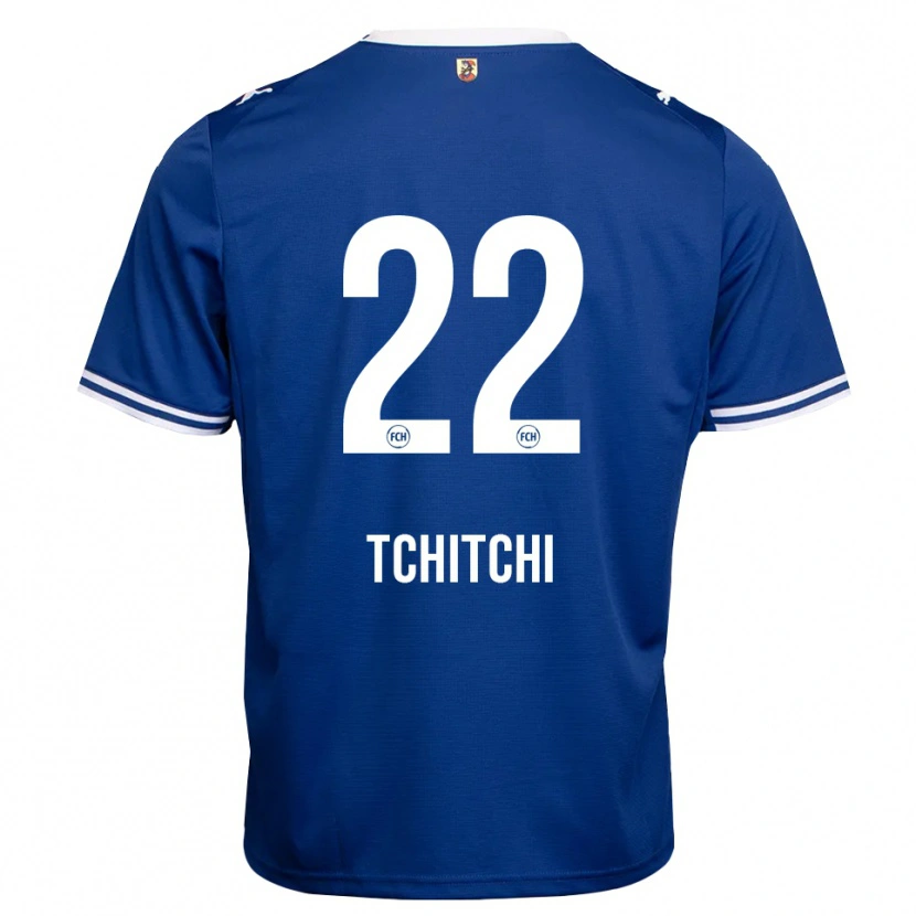 DanxenレディースDahrel Tchitchi#22ロイヤルブルー ホワイトアウェイシャツ2026/27ジャージーユニフォーム