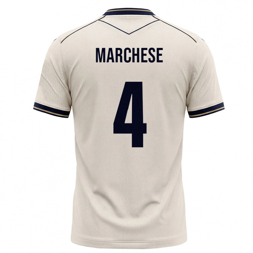 DanxenレディースLuca Marchese#4オフホワイト インクブルーアウェイシャツ2026/27ジャージーユニフォーム