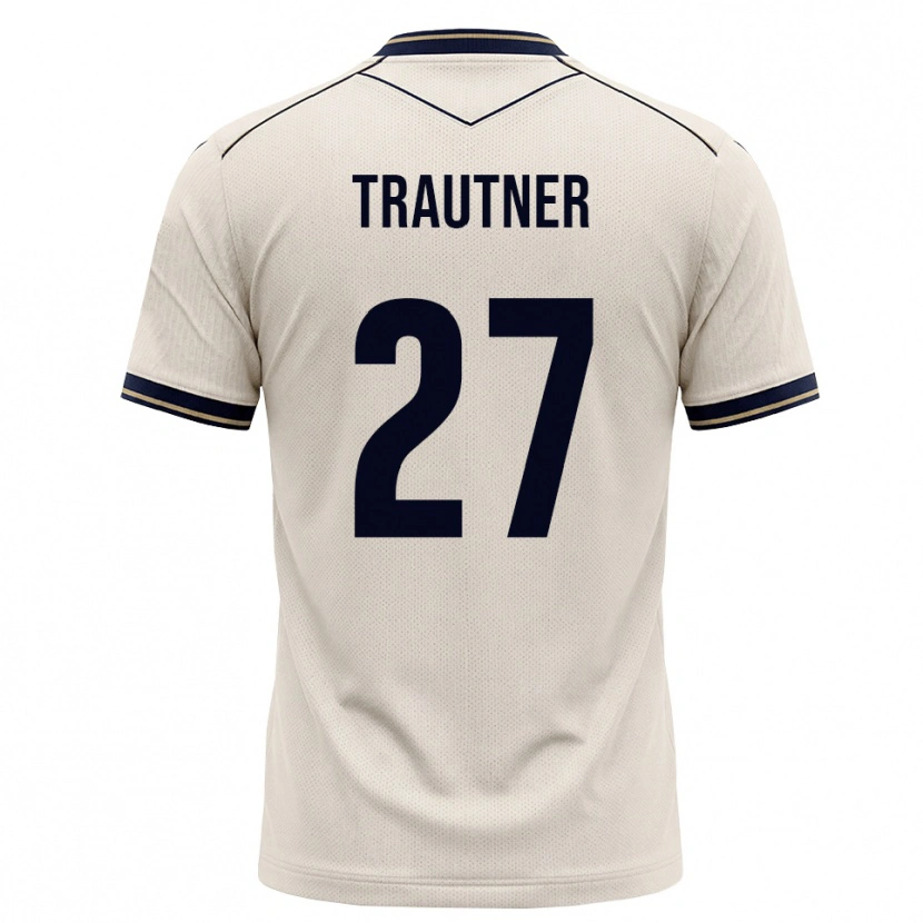 DanxenレディースTobias Trautner#27オフホワイト インクブルーアウェイシャツ2026/27ジャージーユニフォーム
