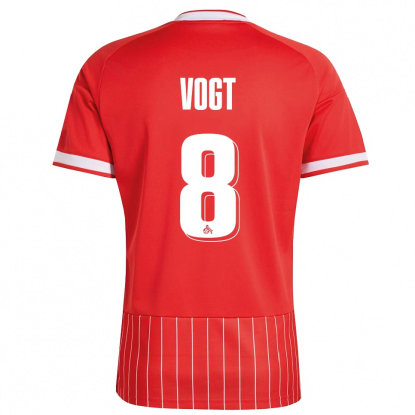DanxenレディースLaura Vogt#8レッド ホワイト グリーンアウェイシャツ2026/27ジャージーユニフォーム