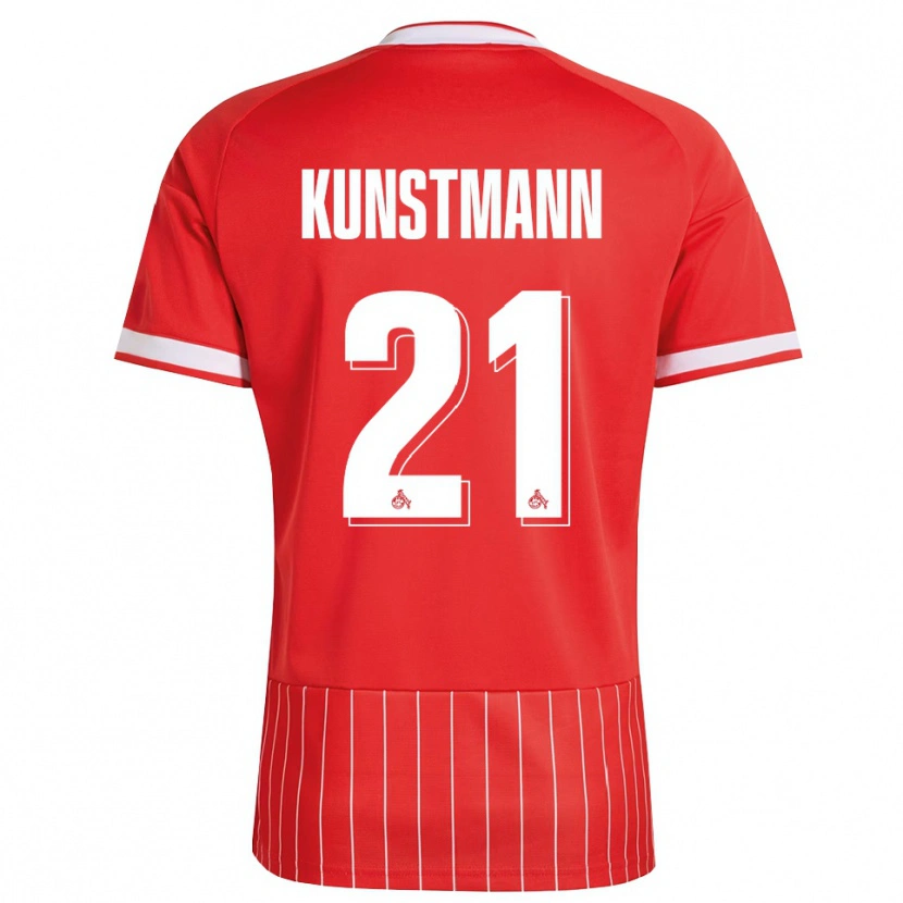 DanxenレディースJonas Kunstmann#21レッド ホワイト グリーンアウェイシャツ2026/27ジャージーユニフォーム