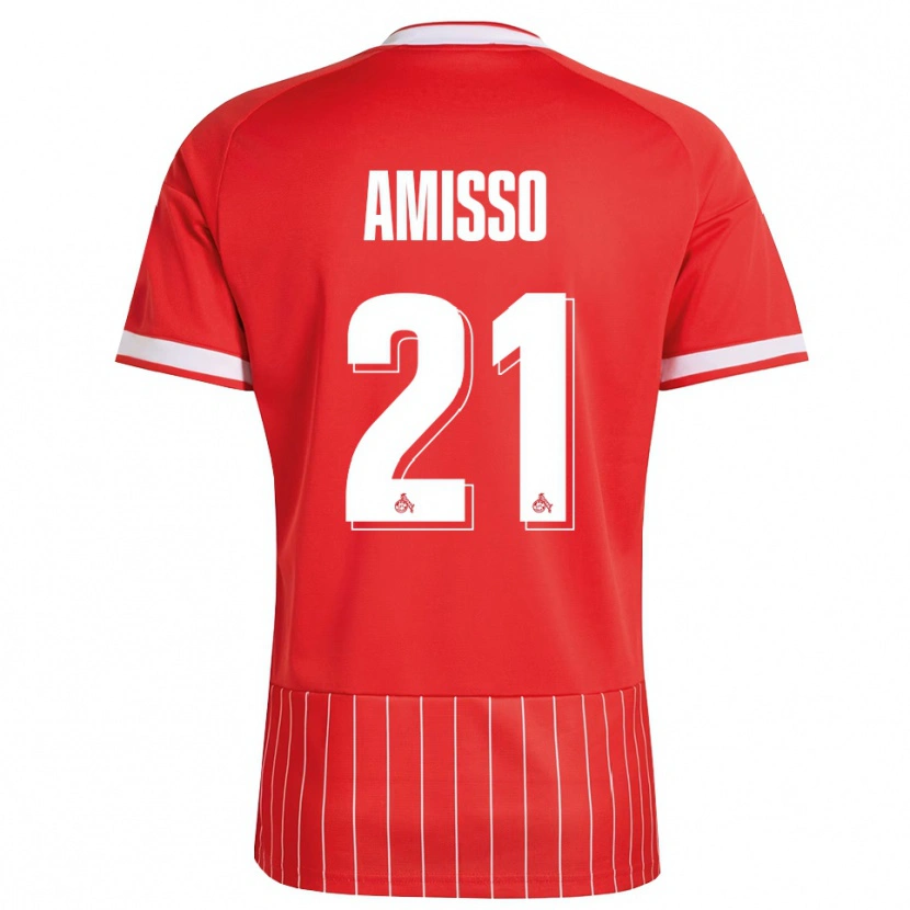 DanxenレディースGabriel Amisso#21レッド ホワイト グリーンアウェイシャツ2026/27ジャージーユニフォーム