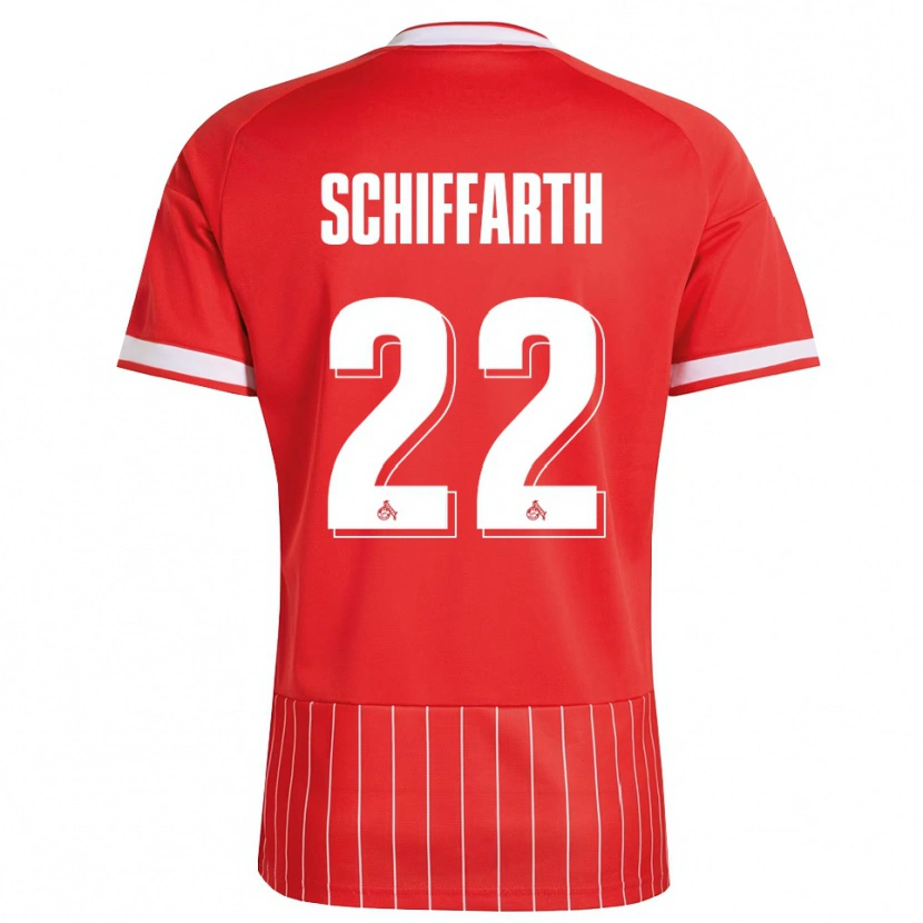 DanxenレディースJulia Schiffarth#22レッド ホワイト グリーンアウェイシャツ2026/27ジャージーユニフォーム