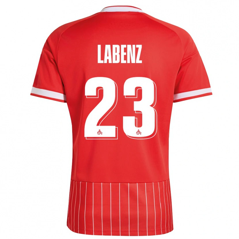 DanxenレディースLuiz Labenz#23レッド ホワイト グリーンアウェイシャツ2026/27ジャージーユニフォーム