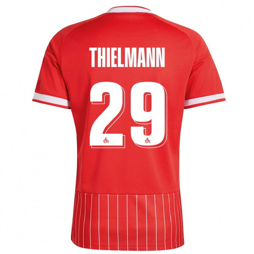 Danxenレディースヤン・ティールマン#29レッド ホワイト グリーンアウェイシャツ2026/27ジャージーユニフォーム