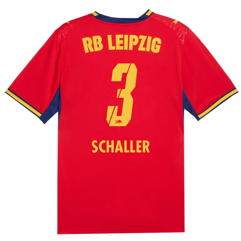 Danxenレディースジョセフィーン・シャラー#3レッド イエロー ロイヤルブルーアウェイシャツ2026/27ジャージーユニフォーム