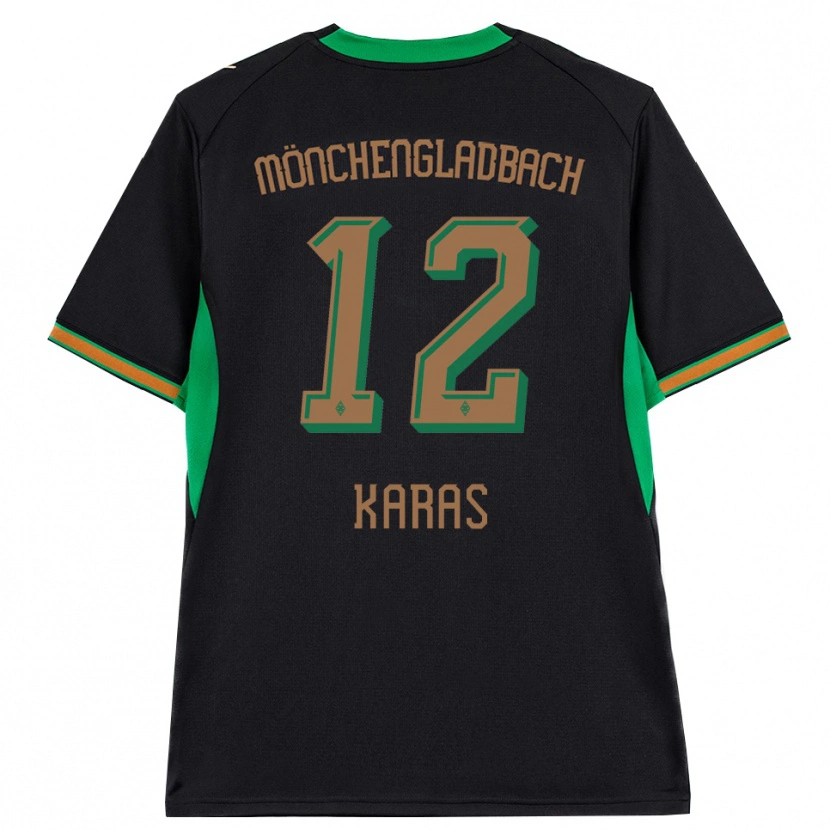 DanxenレディースRafael Karas#12ブラック オレンジ グリーン ブラウンアウェイシャツ2026/27ジャージーユニフォーム
