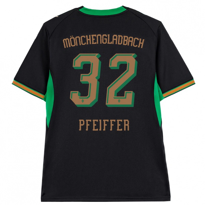 DanxenレディースTim Pfeiffer#32ブラック オレンジ グリーン ブラウンアウェイシャツ2026/27ジャージーユニフォーム