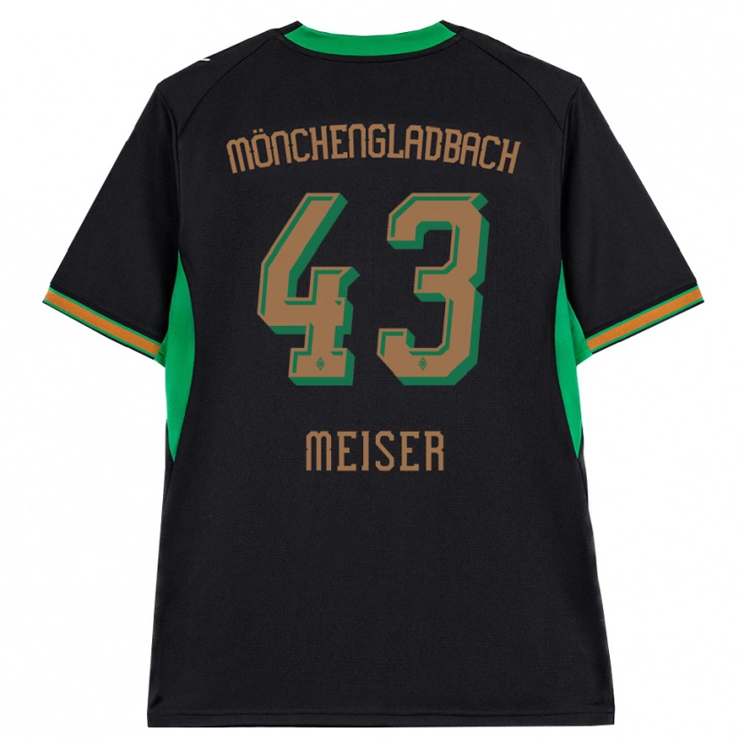 Danxenレディースタイラー・ルイス・マイザー#43ブラック オレンジ グリーン ブラウンアウェイシャツ2026/27ジャージーユニフォーム