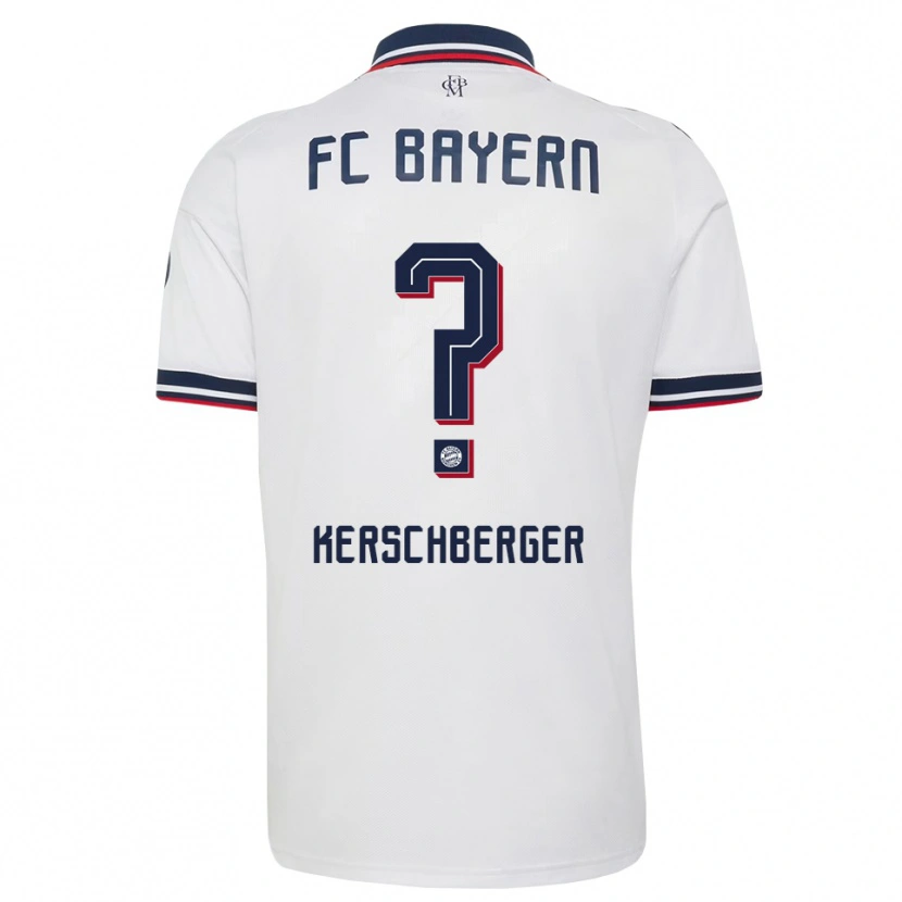 DanxenレディースPaul Kerschberger#0ホワイト グレー レッドアウェイシャツ2026/27ジャージーユニフォーム