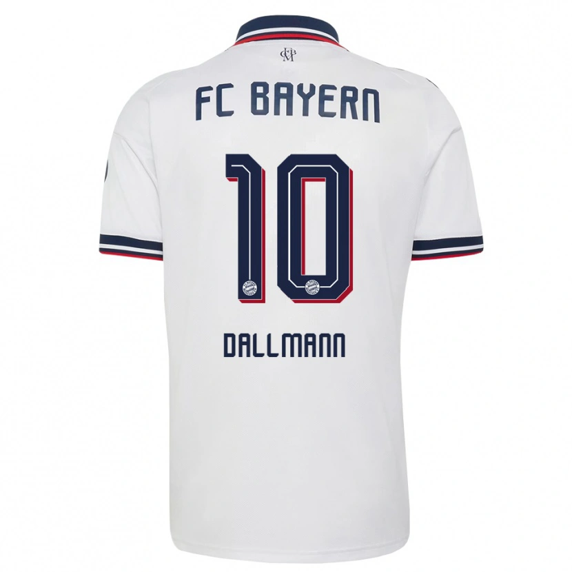 Danxenレディースリンダ・ダルマン#10ホワイト グレー レッドアウェイシャツ2026/27ジャージーユニフォーム