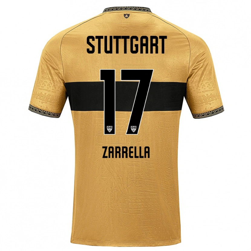 DanxenレディースGabriel Zarrella#17ブラウン ブラック ホワイトアウェイシャツ2026/27ジャージーユニフォーム