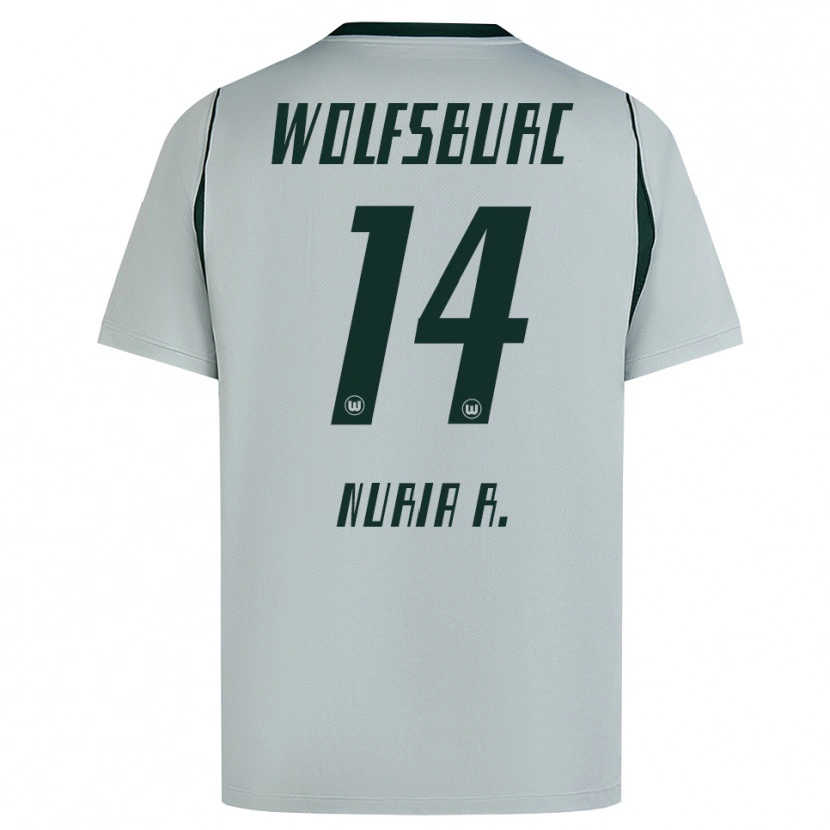 Danxenレディースヌリア・ラバノ#14グレー グリーンアウェイシャツ2026/27ジャージーユニフォーム