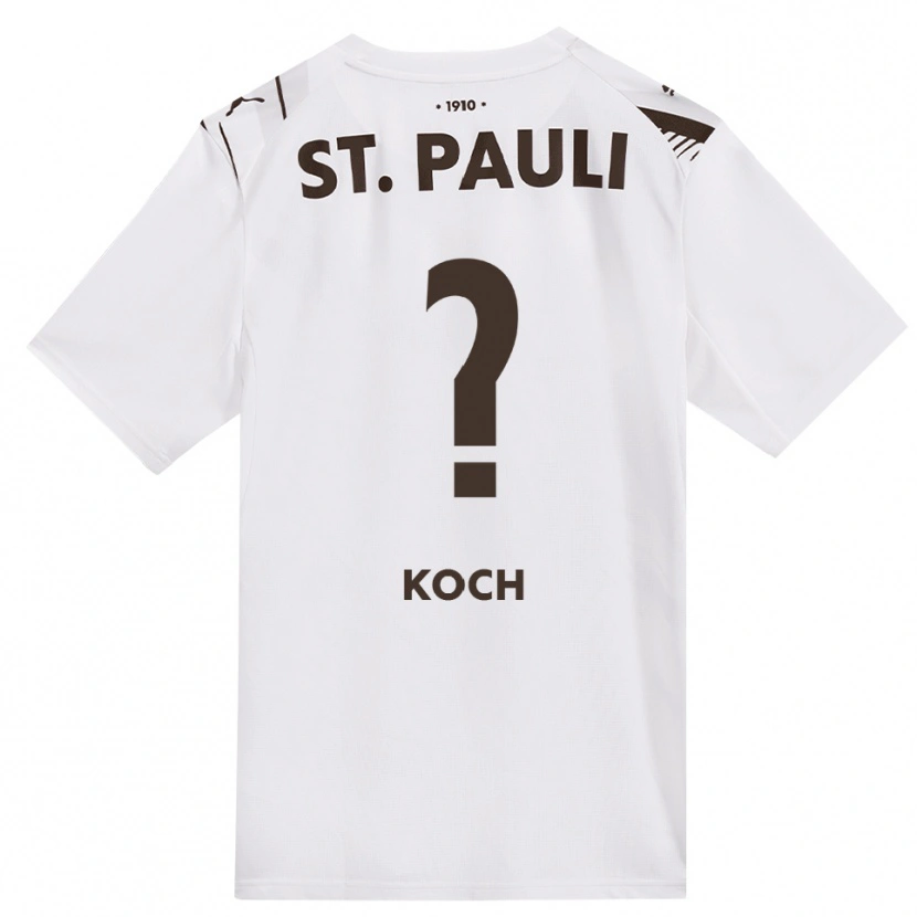 DanxenレディースPhilip Koch#0カフェ ホワイト レッドアウェイシャツ2026/27ジャージーユニフォーム