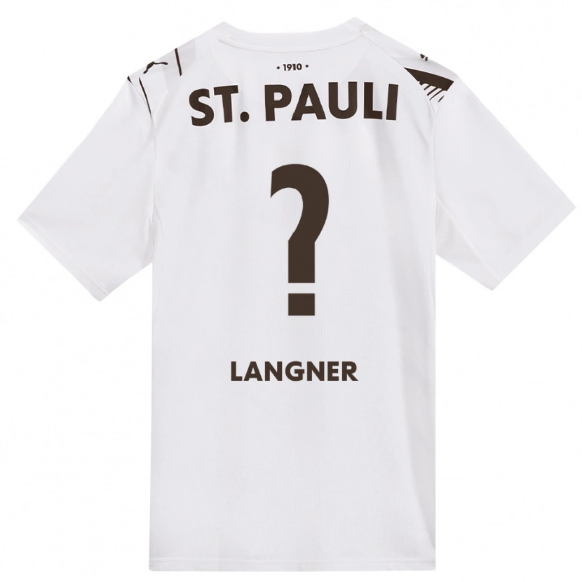 DanxenレディースClaas Langner#0カフェ ホワイト レッドアウェイシャツ2026/27ジャージーユニフォーム