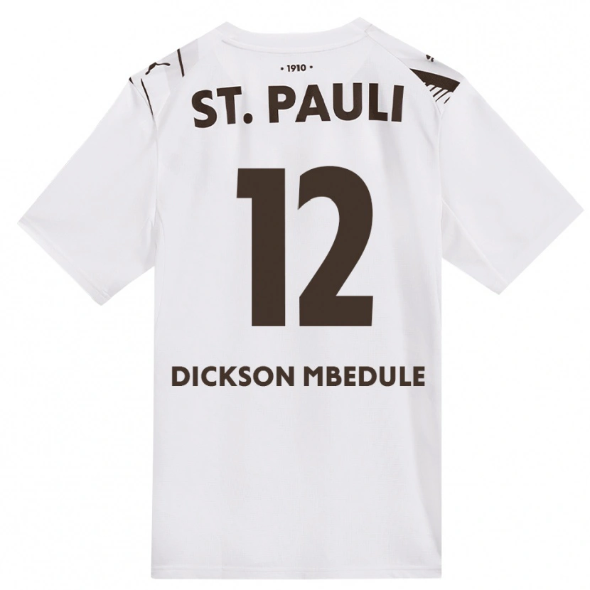 DanxenレディースAmani Dickson Mbedule#12カフェ ホワイト レッドアウェイシャツ2026/27ジャージーユニフォーム