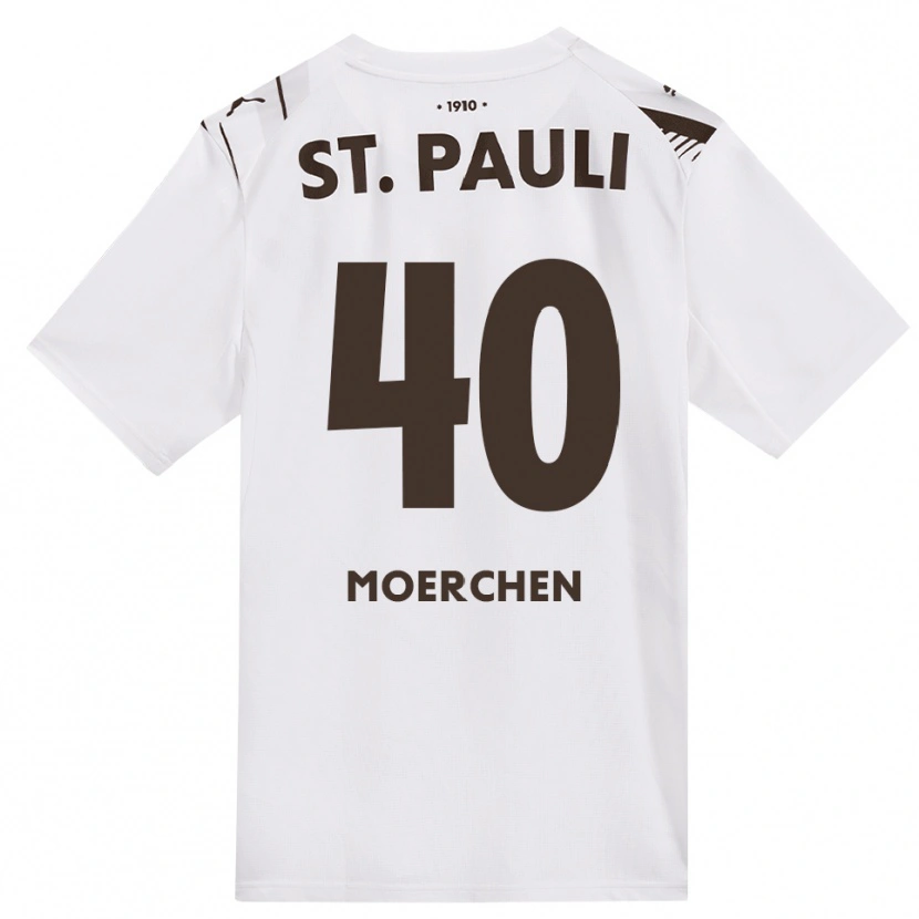 DanxenレディースTheo Moerchen#40カフェ ホワイト レッドアウェイシャツ2026/27ジャージーユニフォーム