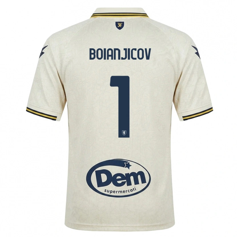 DanxenレディースNicolas Boianjicov#1オールドレース イエロー ブラックアウェイシャツ2026/27ジャージーユニフォーム