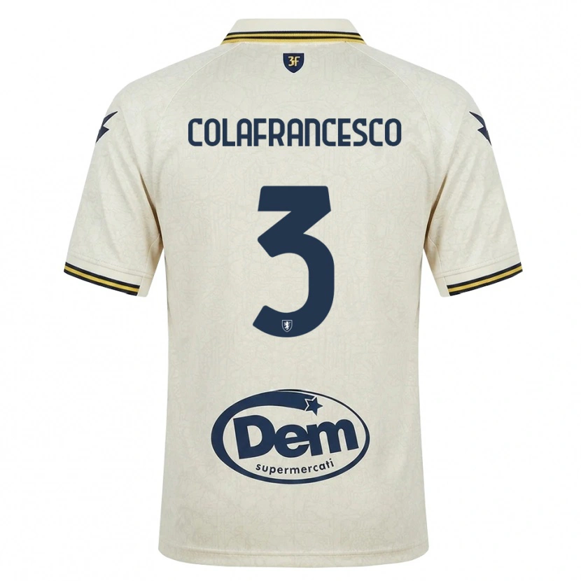 DanxenレディースFilippo Colafrancesco#3オールドレース イエロー ブラックアウェイシャツ2026/27ジャージーユニフォーム