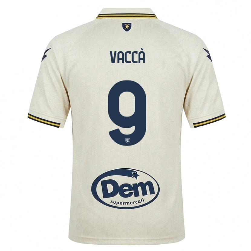 DanxenレディースAntonio Vaccà#9オールドレース イエロー ブラックアウェイシャツ2026/27ジャージーユニフォーム