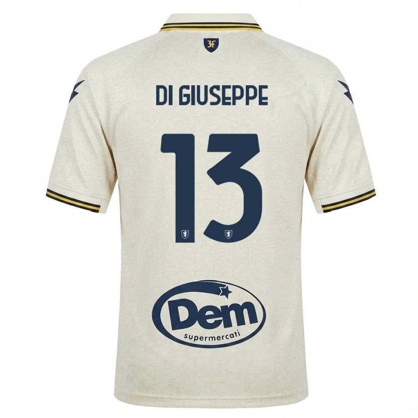 DanxenレディースCristian Di Giuseppe#13オールドレース イエロー ブラックアウェイシャツ2026/27ジャージーユニフォーム