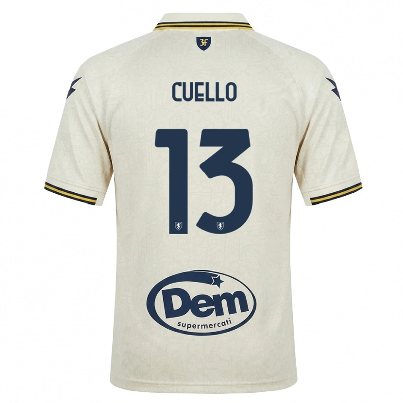 DanxenレディースGabriel Cuello#13オールドレース イエロー ブラックアウェイシャツ2026/27ジャージーユニフォーム