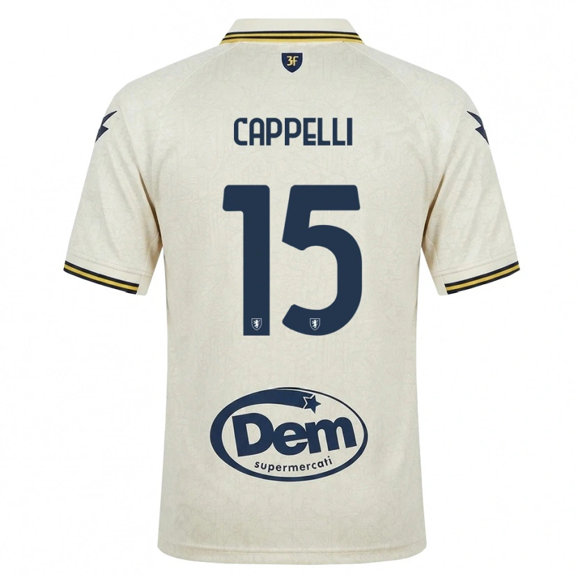 DanxenレディースRocco Cappelli#15オールドレース イエロー ブラックアウェイシャツ2026/27ジャージーユニフォーム