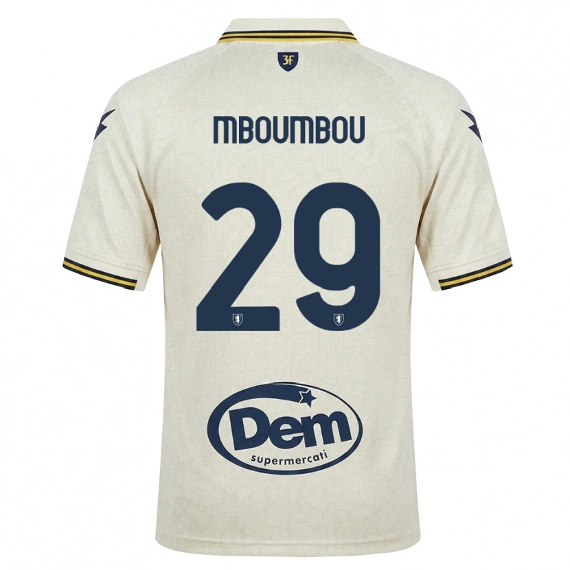 DanxenレディースArnaud Mboumbou#29オールドレース イエロー ブラックアウェイシャツ2026/27ジャージーユニフォーム
