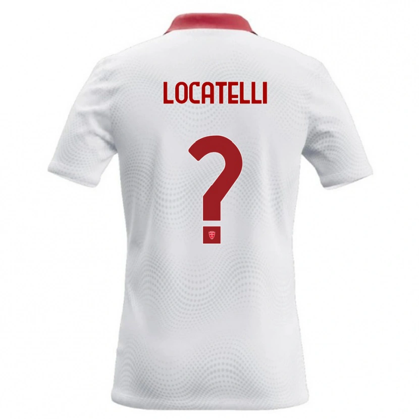 DanxenレディースMatteo Locatelli#0白 赤アウェイシャツ2026/27ジャージーユニフォーム