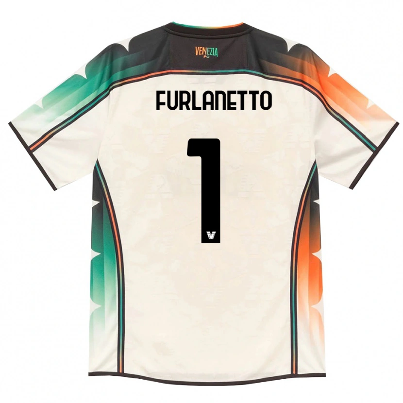 DanxenレディースGabriele Furlanetto#1オールドレース オレンジ グリーンアウェイシャツ2026/27ジャージーユニフォーム