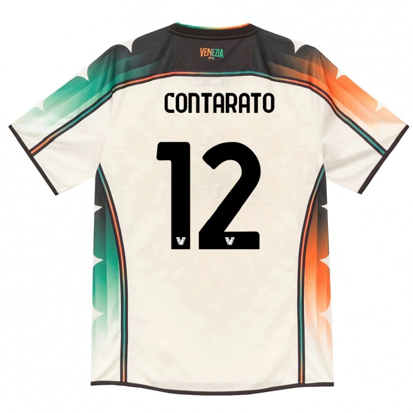 DanxenレディースEttore Contarato#12オールドレース オレンジ グリーンアウェイシャツ2026/27ジャージーユニフォーム
