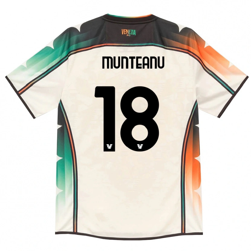 DanxenレディースDenis Munteanu#18オールドレース オレンジ グリーンアウェイシャツ2026/27ジャージーユニフォーム
