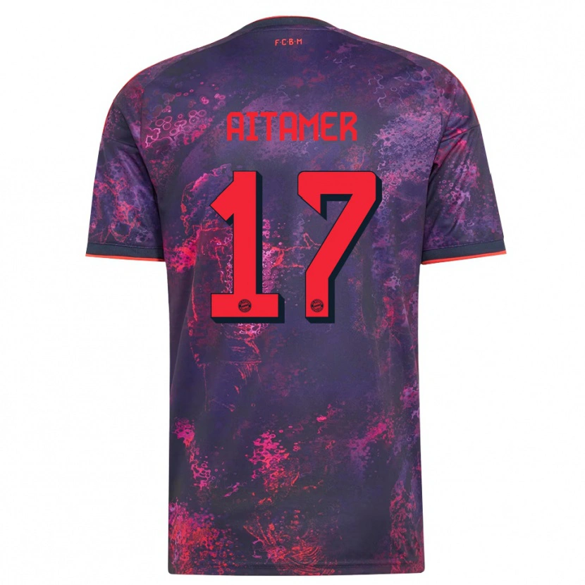 Danxenレディースユネス・エイタマー#17パープル レッドサードユニフォームシャツ2026/27ジャージーユニフォーム