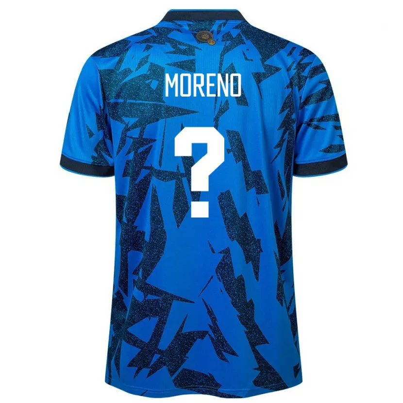 DanxenキッズエルサルバドルAmando Moreno#0青ホームシャツ24-26ジャージーユニフォーム