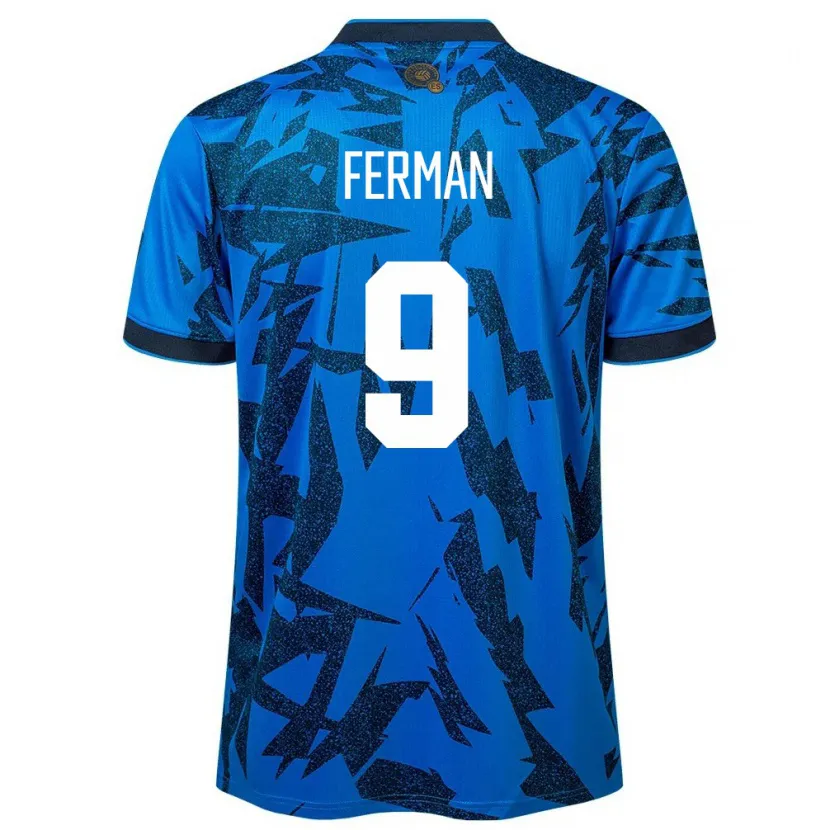 DanxenキッズエルサルバドルJavier Ferman#9青ホームシャツ24-26ジャージーユニフォーム