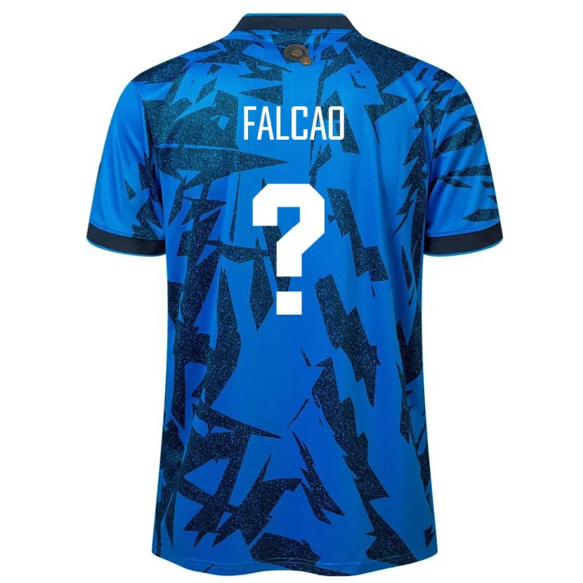 DanxenキッズエルサルバドルKiano Falcao#0青ホームシャツ24-26ジャージーユニフォーム