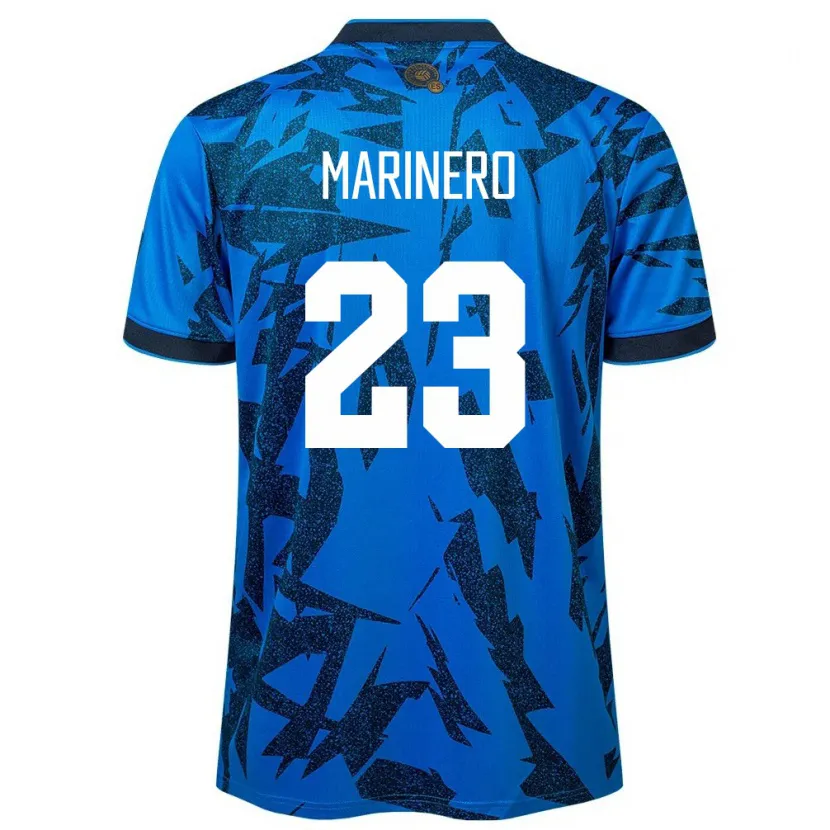 DanxenキッズエルサルバドルAmber Marinero#23青ホームシャツ24-26ジャージーユニフォーム