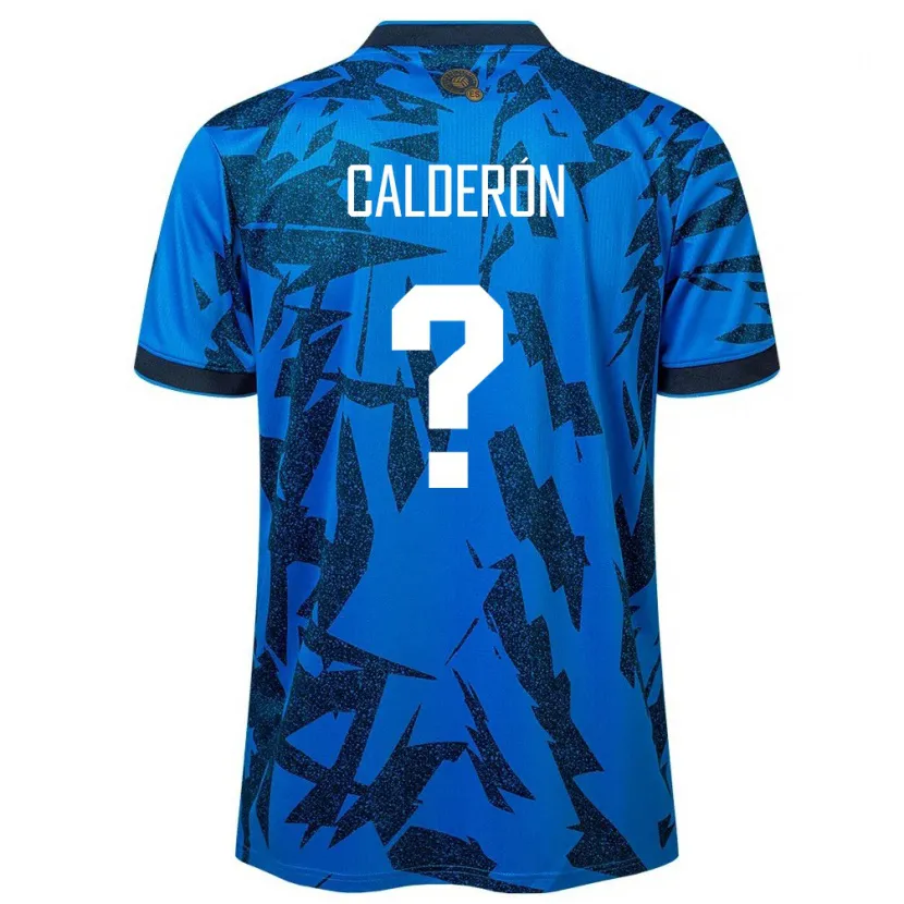 DanxenキッズエルサルバドルPaola Calderón#0青ホームシャツ24-26ジャージーユニフォーム